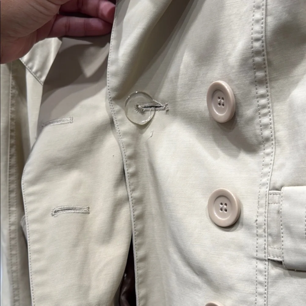 New York & Company Beige Trench Coat - Picture 10 of 12